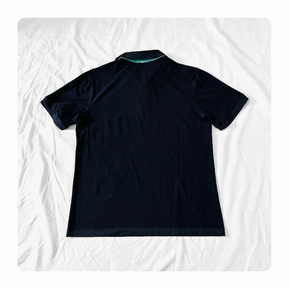 ★ Lululemon Men’s Short Sleeve Polo Shirt - Navy ★ - Picture 14 of 16
